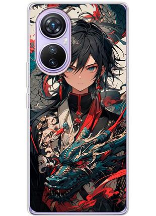 Чехол силиконовый с картинкой на blackview a200 pro (аниме, anime)