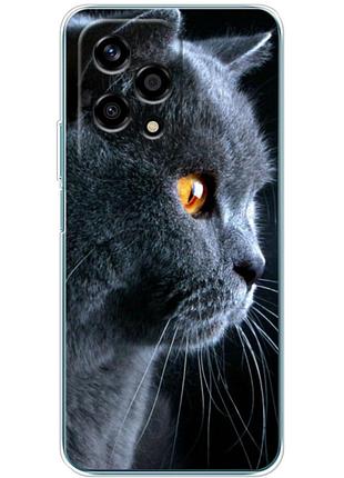 Чехол силиконовый с картинкой на huawei honor 200 lite (британский кот)