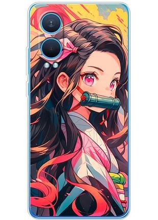 Чехол силиконовый с картинкой на oneplus nord ce 4 lite 5g (аниме, anime)