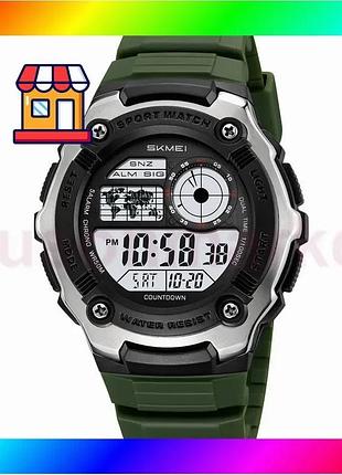 Bs часы skmei 2517ag best mix army green мужские электронные спортивные с будильником и секундомером bas77/n