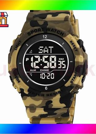 Bs часы skmei 2400cmdt best mix desert camo электронные спортивные мужские с будильником и секундомеро bas77/n