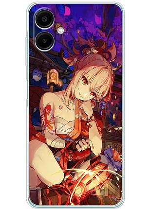 Чохол силіконовий з картинкою на samsung galaxy a06 (a065) (аніме, anime)