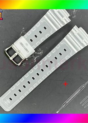 Bs ремешок для часов best mix casio g-shock полупрозрачный универсальный ремешок для мужчин и женщин с bas77/n
