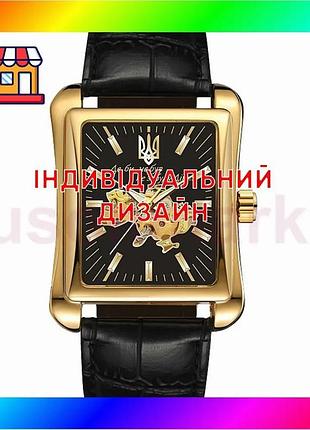 Bs часы awarder 053 best mix gold мужские квадратные водонепроницаемые с кожаным ремешком и кварцевым bas77/n