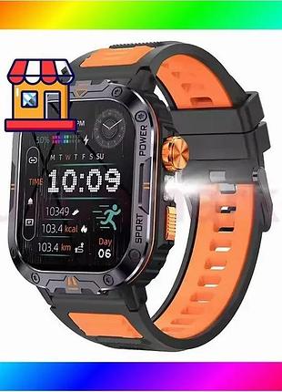 Bs спортивний годинник modfit best mix carbon quad orange з пульсометром для чоловіків електронний з к bas77/n