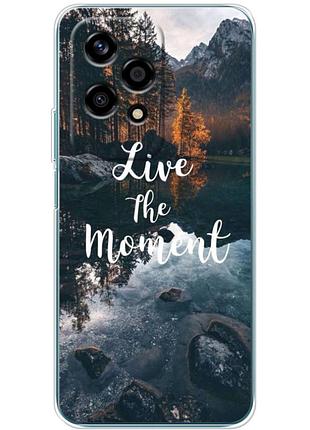 Чехол силиконовый с картинкой на huawei honor 200 lite (природа, озеро в горах)