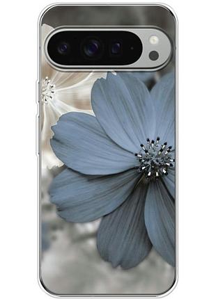 Чехол силиконовый с картинкой на google pixel 9 pro xl (цветок гербера)