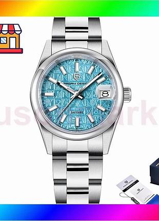 Bs часы pagani design best mix silver-blue мужские из нержавеющей стали с сапфировым стеклом классичес bas77/n