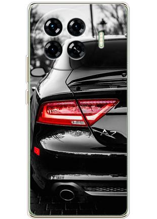 Чехол силиконовый с картинкой на tecno spark 20 pro plus (машина, audi a7)