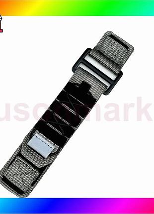 Bs ремешок для часов best mix nylon pro grey 22 мм modfit серый нейлоновый ремешок с липучкой для мужч bas77/n