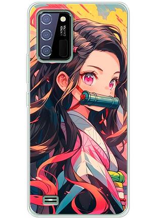 Чехол силиконовый с картинкой на oukitel c25 (аниме, anime)