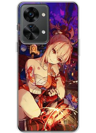 Чохол силіконовий з картинкою на oneplus nord 2t (аніме, anime)