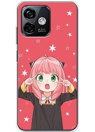 Чохол силіконовий з картинкою на ulefone note 16 pro (аніме, anime)