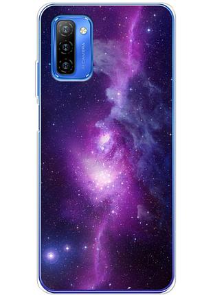 Чехол силиконовый с картинкой на ulefone note 12 (космос)