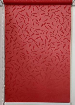 Рулонная штора натура бордо 1250*1500