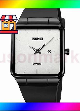 Bs часы skmei 1961bksi best mix black-silver кварцевые классические мужские с черным ремешком и люмине bas77/n