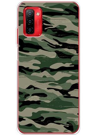 Чохол силіконовий з картинкою на ulefone note 12p (патріотичний, камуфляж)