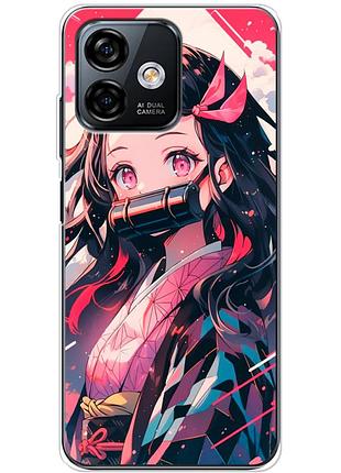 Чохол силіконовий з картинкою на ulefone note 16 pro (аніме, anime)