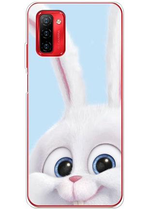 Чехол силиконовый с картинкой на ulefone note 12p (кролик снежок)