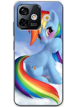 Чехол силиконовый с картинкой на ulefone note 16 pro (литл пони, my little pony)