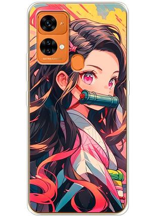 Чохол силіконовий з картинкою на oukitel c33 (аніме, anime)
