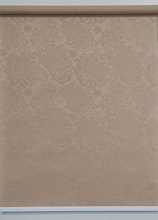 Рулонная штора арабеска какао 475*1500