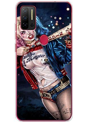 Чехол силиконовый с картинкой на ulefone note 11p (харли квинн, harley quinn)