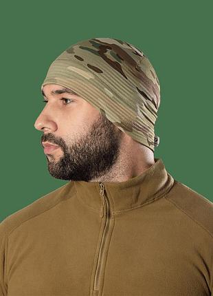 Шапка флисовая для военных beanie 3.0 polarheat qs multicam m