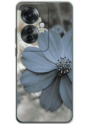 Чохол силіконовий з картинкою на oppo reno 11 f (квітка гербера)
