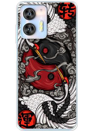 Чохол силіконовий з картинкою на oukitel c36 (знак инь янь)