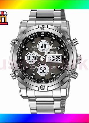Bs часы skmei 2556bk best mix черные спортивные наручные часы для мужчин и женщин водонепроницаемые кв bas77/n