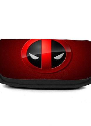 Школьный пенал дедпул органайзер универсальный (deadpool - 007- black) черный