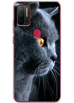 Чехол силиконовый с картинкой на ulefone note 11p (британский кот)