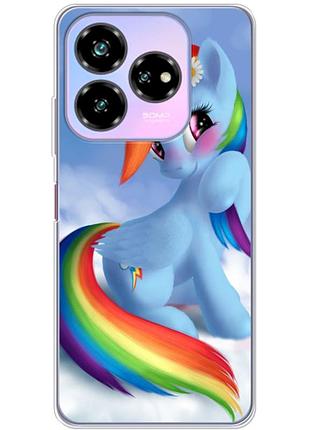 Чехол силиконовый с картинкой на zte nubia v60 design (литл пони, my little pony)