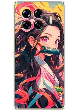 Чохол силіконовий з картинкою на tecno spark 20 pro plus (аніме, anime)