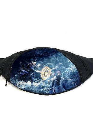 Поясная сумка бананка доктор стрендж (gb - doctor strange 04) gear bag черная