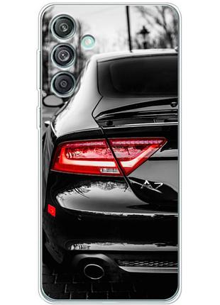 Чехол силиконовый с картинкой на samsung galaxy m55 5g (m556) (машина, audi a7)
