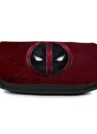 Школьный пенал дедпул органайзер универсальный (deadpool - 001- black) черный