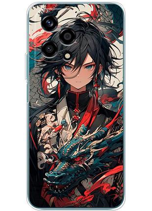 Чехол силиконовый с картинкой на huawei honor 200 lite (аниме, anime)