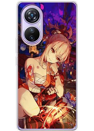 Чохол силіконовий з картинкою на blackview a200 pro (аніме, anime)