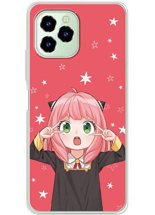 Чехол силиконовый с картинкой на oukitel c21 pro (аниме, anime)