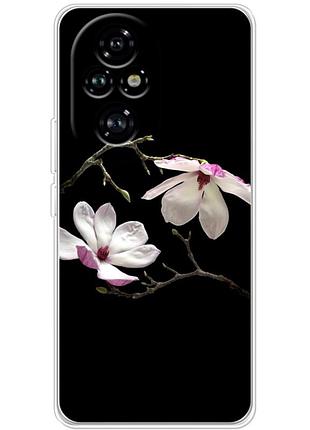 Чехол силиконовый с картинкой на huawei honor 200 pro (цветок, монголия)