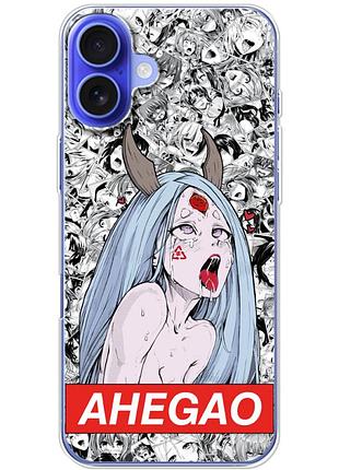 Чехол силиконовый с картинкой на iphone 16 plus (аниме, anime)