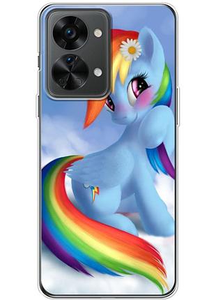 Чохол силіконовий з картинкою на oneplus nord 2t (літл поні, my little pony)