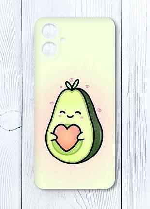 Чехол на samsung galaxy a06 (a065) кавай авокадо (принт 310)