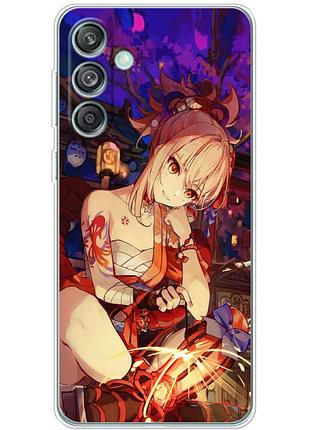 Чехол силиконовый с картинкой на samsung galaxy m55 5g (m556) (аниме, anime)