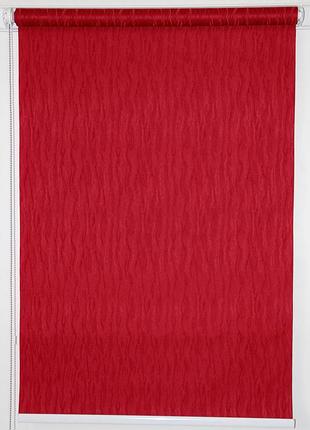 Рулонная штора лазурь вишнёвый 925*1800