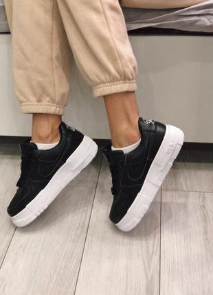 🖤🌼nike air force 1 pixel black🌼🖤женские кроссовки найк