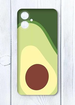 Чехол на samsung galaxy a06 (a065) фон. авокадо (принт 312)