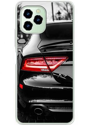 Чохол силіконовий з картинкою на oukitel c21 pro (машина, audi a7)